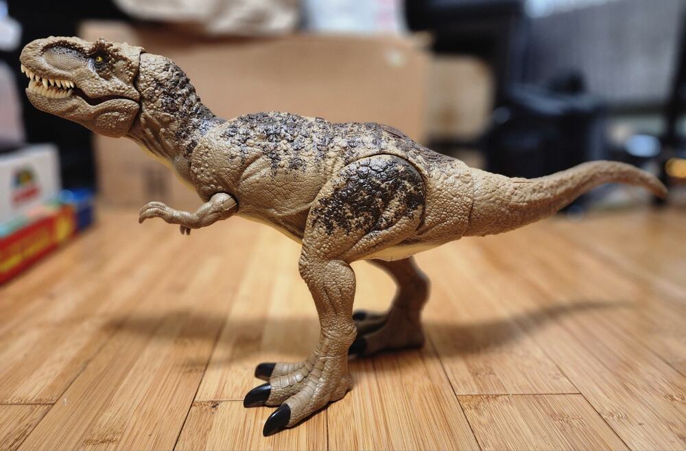 Jurassic World Chaos Theory All-Out Attack Tyrannosaurus Rex by Mattel TESTED